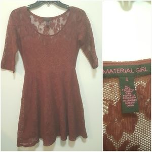 Material Girl Size Small Lace Dress